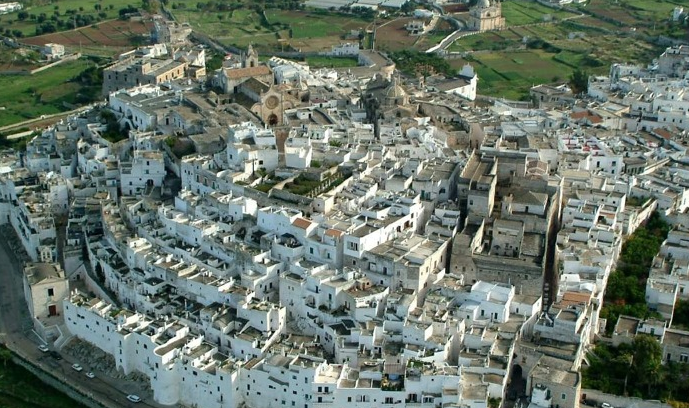 Ostuni dall'alto